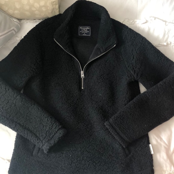 Abercrombie Fitch Sweaters Abercrombie Sherpa Half Zip